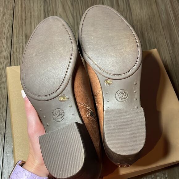 NIB Lucky Brand Women’s Basel Ankle Bootie Toffee size 7.5 - Picture 6 of 9